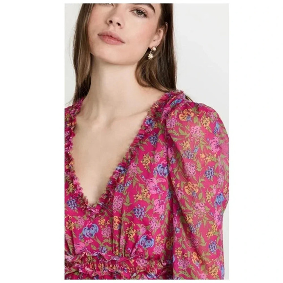 Likely Ruxton Dress in Fuchsia Multi Size 2 - Picture 3 of 12